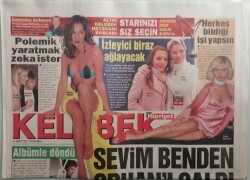 Hürriyet Gazetesi Kelebek Eki 21 Mart 2007 Yıldız Tezcan Sevim Emre Orhan Gencabayı Elimden Aldı - GZ44322 - 2