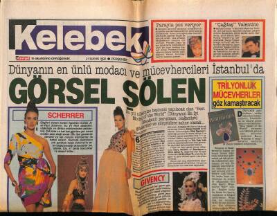 Hürriyet Gazetesi Kelebek Eki 21 Mayıs 1992 - Ayaklara Özgürlük GZ75711 - 1