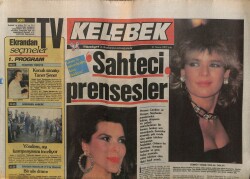 Hürriyet Gazetesi Kelebek Eki 21 Nisan 1987 - Robert Redford,Yaşlanmayan Yakışıklı GZ63547 - 2