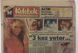 Hürriyet Gazetesi Kelebek Eki 21 Ocak 1985 - Ahu Tuğba Ömrünün Sonuna Kadar Evlenmeyeceğim Dedi 3 Kez Yeter ...GZ16831 - 1