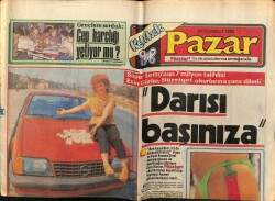 Hürriyet Gazetesi Kelebek Eki 21 Temmuz 1985 - Ali Poyrazoğlu Havuzda GZ63677 - 1