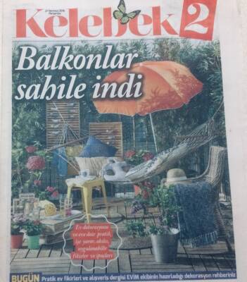 Hürriyet Gazetesi Kelebek Eki 21 Temmuz 2016 - Balkonlar Sahile İndi GZ46946 - 1