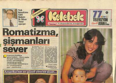 Hürriyet Gazetesi Kelebek Eki 22 Ağustos 1984 - Perihan Savaş , Dayak Olayının Ardından Acı Günler Yaşadı... GZ84832 - 1