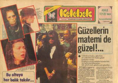 Hürriyet Gazetesi Kelebek Eki 22 Ekim 1982 - Tamer Durukanın Veda Programı GZ114598 - 1