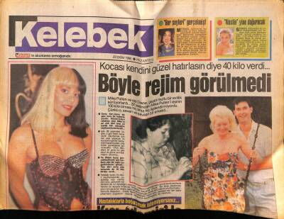 Hürriyet Gazetesi Kelebek Eki 22 Ekim 1990 - Ali Poyrazoğlu Tiyatroda Rekora Koşuyor GZ75742 - 1