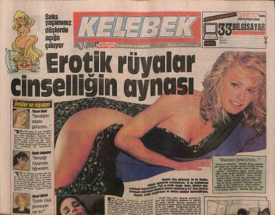 Hürriyet Gazetesi Kelebek Eki 22 Eylül 1988 - Uzun Bir Aradan Sonra Emel Sayın Şakıyacak GZ82772 - 1