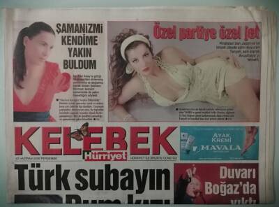 Hürriyet Gazetesi Kelebek Eki 22 Haziran 2006 Türk Subayın Rum Kızı -GZ37019 - 1