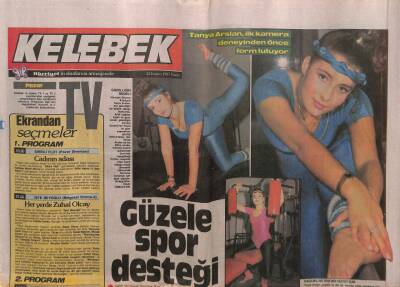 Hürriyet Gazetesi Kelebek Eki 22 Kasım 1987 - Cihan Ünal - Harika Avcı Fotoroman GZ63619 - 2