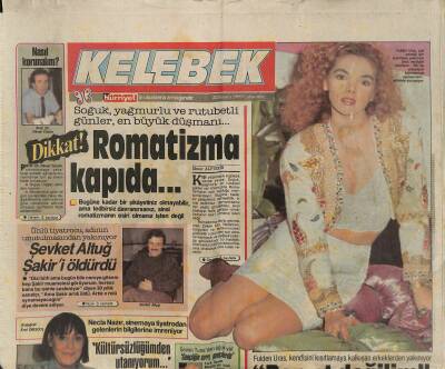 Hürriyet Gazetesi Kelebek Eki 22 Kasım 1989 - Şevket Altuğ Şakiri Öldürdü - Cem Karaca Öğretmen Gibi GZ122889 - 1