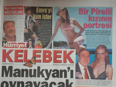Hürriyet Gazetesi Kelebek Eki 22 Kasım 2005-Genelev Patroniçesi Ve Vergi Rekortmeni Matild Manukyanın Hayatı Film Oluyor GZ45607 - 2