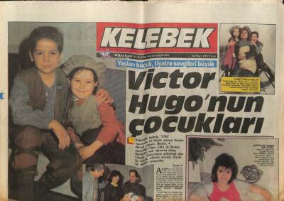 Hürriyet Gazetesi Kelebek Eki 22 Mart 1987 - Victor Hugonun Çocukları GZ63570 - 2