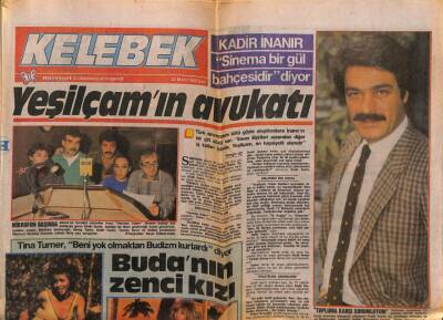 Hürriyet Gazetesi Kelebek Eki 22 Mart 1988 - Tina Turner,Budanın Zenci Kızı GZ75693 - 1