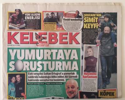 Hürriyet Gazetesi Kelebek Eki 22 Mart 2013 - Ben Bilmem Eşim Bilir Yarışması 100. Bölümün Kutlaması GZ26932 - 1