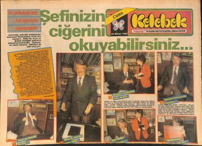 Hürriyet Gazetesi Kelebek Eki 22 Nisan 1983 - Turizmin Kalbi Muğlada Atar GZ126760 - 1