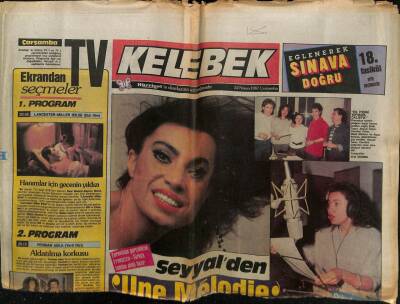 Hürriyet Gazetesi Kelebek Eki 22 Nisan 1987 - Seyyal Taner,Yorulduk Ama Başardık GZ61914 - 1
