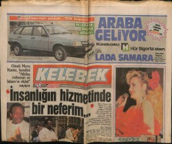 Hürriyet Gazetesi Kelebek Eki 22 Nisan 1989 - Mory Kante,İnsanlığın Hizmetindeyim GZ61917 - 1