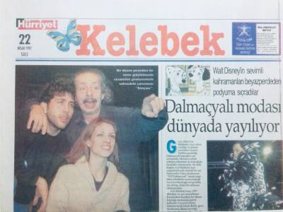 Hürriyet Gazetesi Kelebek Eki 22 Nisan 1997 - Düşlerdeki Yolculuk GZ41281 - 1