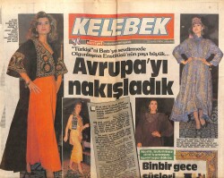 Hürriyet Gazetesi Kelebek Eki 22 Şubat 1989 - Avrupayı Nakışladık GZ63813 - 1