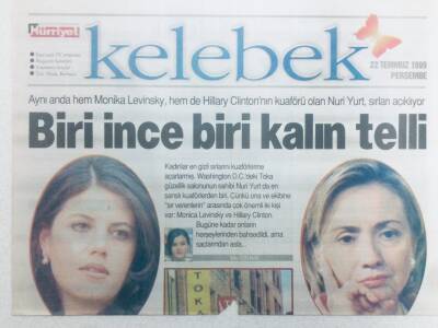 Hürriyet Gazetesi Kelebek Eki 22 Temmuz 1999 - Biri İnce Biri Kalın Telli GZ43395 - 2