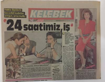 Hürriyet Gazetesi Kelebek Eki 23 Ağustos 1988 - Sörfle ,Kutup Yolunda Fransız Stephane Peyron GZ16770 - 2