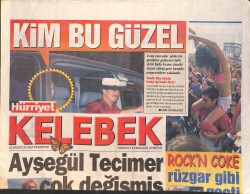 Hürriyet Gazetesi Kelebek Eki 23 Ağustos 2004 - Kadir İnanır, Yanında Sarışın Bir Kızla Yakalandı ve Basın Mensuplarının Yanından Hızla Uzaklaştı GZ159146 - Gökçekoleksiyon