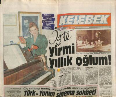 Hürriyet Gazetesi Kelebek Eki 23 Aralık 1988 - Gülseren Sadak , Piyanosunu Böyle Tanıtıyor GZ82820 - 1