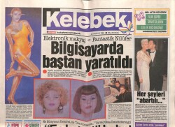 Hürriyet Gazetesi Kelebek Eki 23 Aralık 1991 - Öztürk Serengil En Hakiki Baba GZ63765 - 2