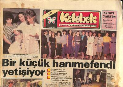 Hürriyet Gazetesi Kelebek Eki 23 Ekim 1984 - Pul Sözcüğü , Agâh Efendinin Buluşudur... GZ114873 - 1