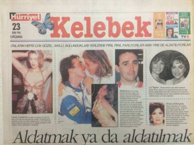 Hürriyet Gazetesi Kelebek Eki 23 Ekim 1996 - Aldatmak Ya Da Aldatılmak GZ34430 - 1