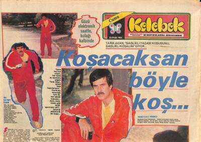 Hürriyet Gazetesi Kelebek Eki 23 Eylül 1983 - Belkıs Akkale Beyaz Melek GZ115370 - 1