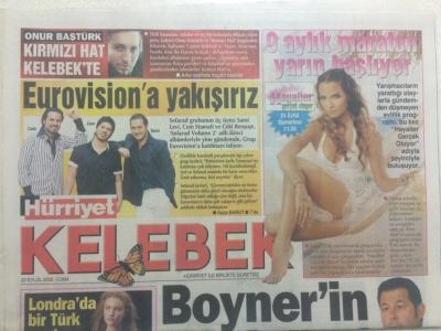 Hürriyet Gazetesi Kelebek Eki 23 Eylül 2005 - 1001 Surat M.Ali Erbil, Boynerin Modelleri GZ27167 - 1