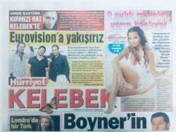 Hürriyet Gazetesi Kelebek Eki 23 Eylül 2005 - Boynerin Modelleri, 1001 Surat Mehmet Ali GZ43413 - 2