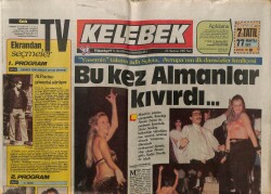 Hürriyet Gazetesi Kelebek Eki 23 Haziran 1987- Bu Kez Almanlar Kıvırdı GZ63725 - 2