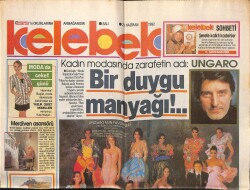 Hürriyet Gazetesi Kelebek Eki 23 Haziran 1992 - Zerafetin AdıUNGARO GZ63694 - 1