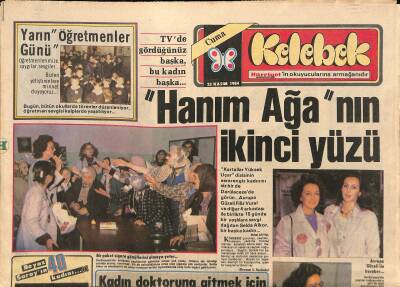 Hürriyet Gazetesi Kelebek Eki 23 Kasım 1984 - Stephanie Hakkında Bilmedikleriniz GZ114942 - 1