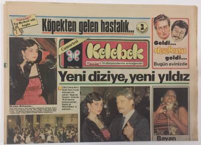 Hürriyet Gazetesi Kelebek Eki 23 Mart 1985 - Safiye Ayladan Gençlik Konseri GZ16808 - 1