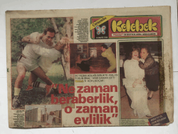 Hürriyet Gazetesi Kelebek Eki 23 Mayıs 1984 - Ne Zaman Beraberlik O zaman Evlilik GZ5925 - 1