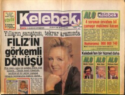 Hürriyet Gazetesi Kelebek Eki 23 Nisan 1992 - Filiz Akının Görkemli Dönüşü GZ63929 - 2