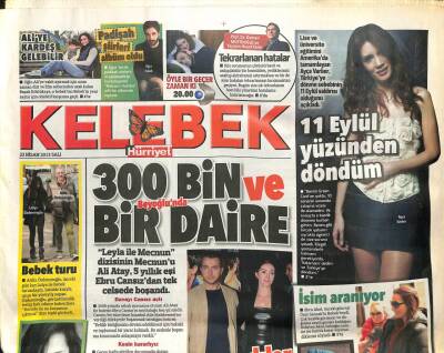 Hürriyet Gazetesi Kelebek Eki 23 Nisan 2013 - Atilla Özdemiroğlu , Önceki Gün Kızıyla Bebek Turundaydı GZ100349 - 1