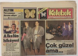 Hürriyet Gazetesi Kelebek Eki 23 Ocak 1985 - Tarık Akan Berlin Film Festvalinde Pehlivan Filmi İle Şansını Deneyecek GZ16832 - 1