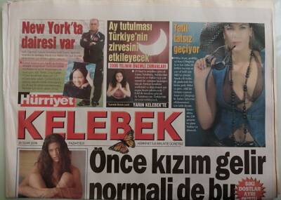Hürriyet Gazetesi Kelebek Eki 23 Ocak 2006 Cem Yılmaz Ayıp Etti -GZ37912 - 1
