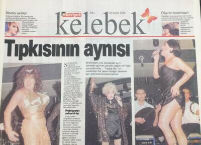 Hürriyet Gazetesi Kelebek Eki 23 Şubat 1999 Tıpatıp Şov GZ30995 - 1