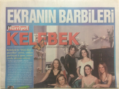 Hürriyet Gazetesi Kelebek Eki 23 Şubat 2005 - Ekranın Barbileri,, Unutulmayan Oscar Partileri GZ27158 - 1