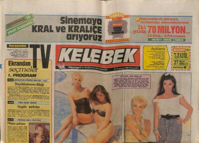 Hürriyet Gazetesi Kelebek Eki 23 Temmuz 1987- Giyimde Zıt Kardeşler GZ63668 - 2