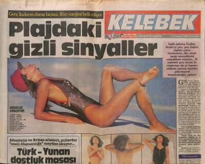 Hürriyet Gazetesi Kelebek Eki 23 Temmuz 1988 - Picasso Anthony Kimdir ? GZ93877 - 1