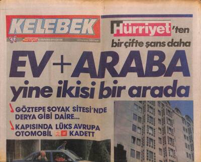 Hürriyet Gazetesi Kelebek Eki 23 Temmuz 1989 - Gönül Yazar da Programların Canlı Yapılmasından Yana GZ90725 - 1