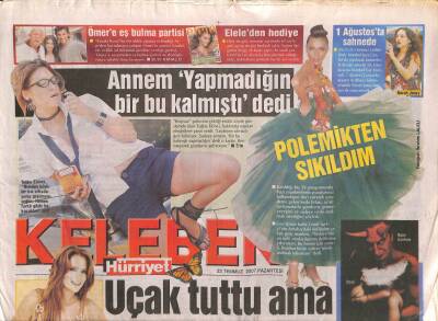 Hürriyet Gazetesi Kelebek Eki 23 Temmuz 2007 - Reyhan Karacanın Yeni İmajı GZ80019 - 1