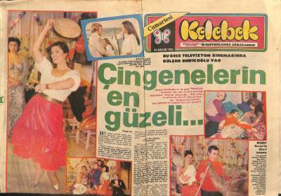 Hürriyet Gazetesi Kelebek Eki 24 Aralık 1983 - Barbra Streisand Erkeksiz Film Yapacak GZ114363 - 1
