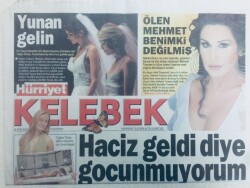 Hürriyet Gazetesi Kelebek Eki 24 Ekim 2005 - Burak Kut Haciz Geldi Diye Gocunmuyorum GZ43406 - 1