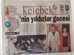 Hürriyet Gazetesi Kelebek Eki 24 Eylül 1998 - Kanal D 5inci Yaş Günü Ünlüler Geçidine Dönüştü GZ16909 - 1